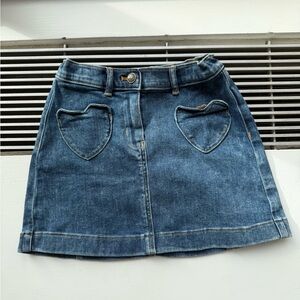 Crewcuts Blue Mini A-line Skirt for Casual Wear